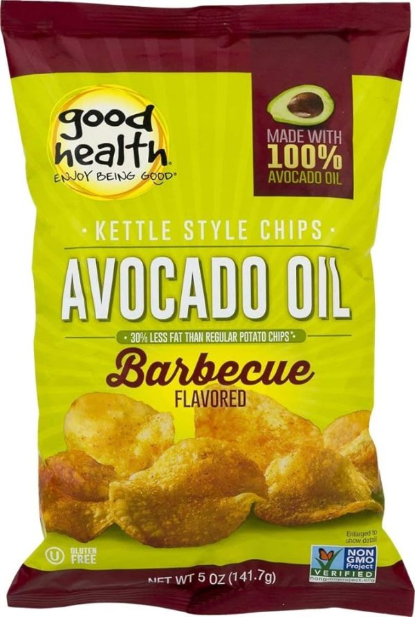 Good Health Avocado Oil BBQ Kettle Chips 5oz 12ct